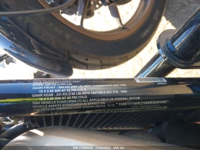 2021 HARLEY-DAVIDSON FXLRS 1HD1YWK29MB068496 Photo 9