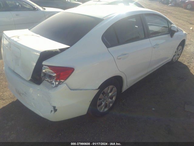 2012 HONDA CIVIC LX VIN: 19XFB2F51CE066698