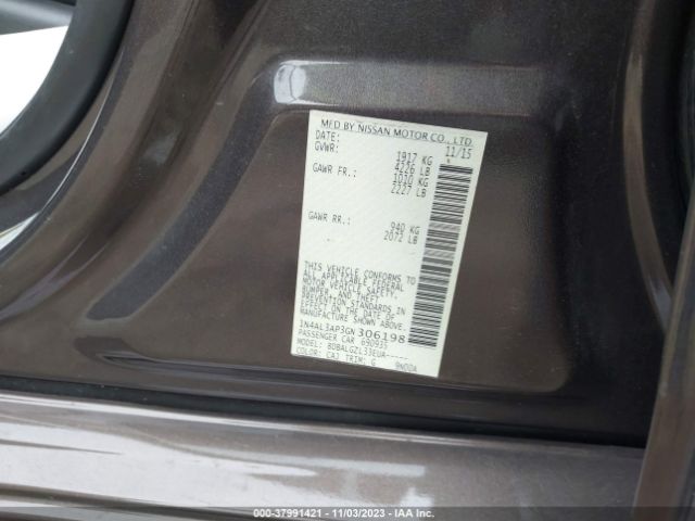 1N4AL3AP3GN306198 Nissan Altima 2.5/2.5 S/2.5 Sl