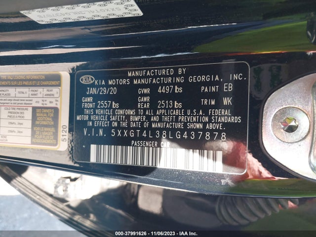 KIA gdi 2020 5XXGT4L38LG437878 Image 25