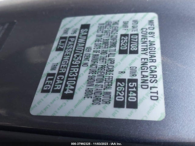 2009 JAGUAR XF SAJWA07C591R31044 Photo 8