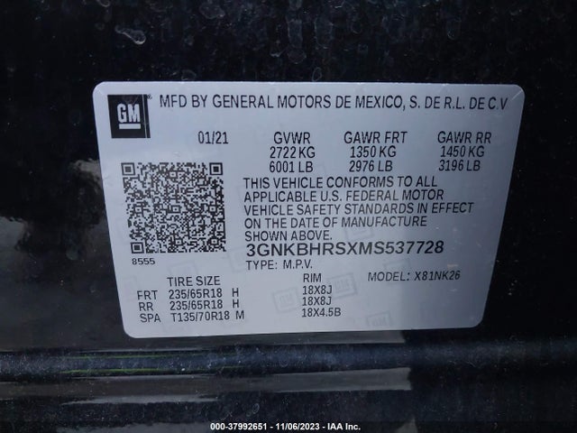 Chevrolet Blazer Awd 2lt 2021 3GNKBHRSXMS537728 Image 9