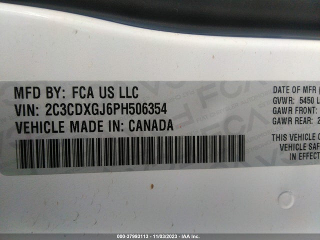Dodge Charger Scat Pack 2023 2C3CDXGJ6PH506354 Image 9