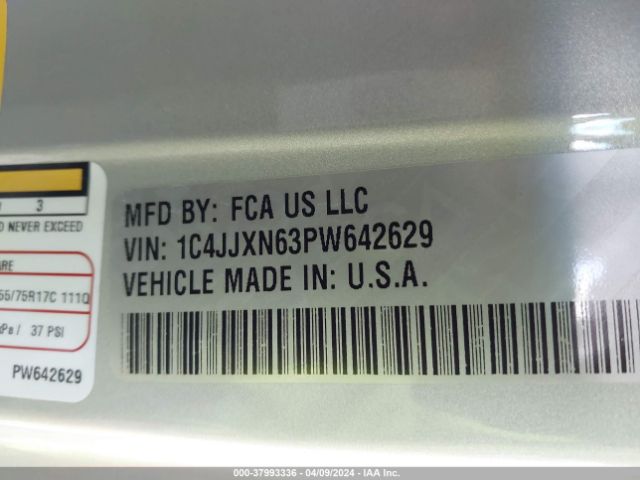 1C4JJXN63PW642629 Jeep WRANGLER 4XE