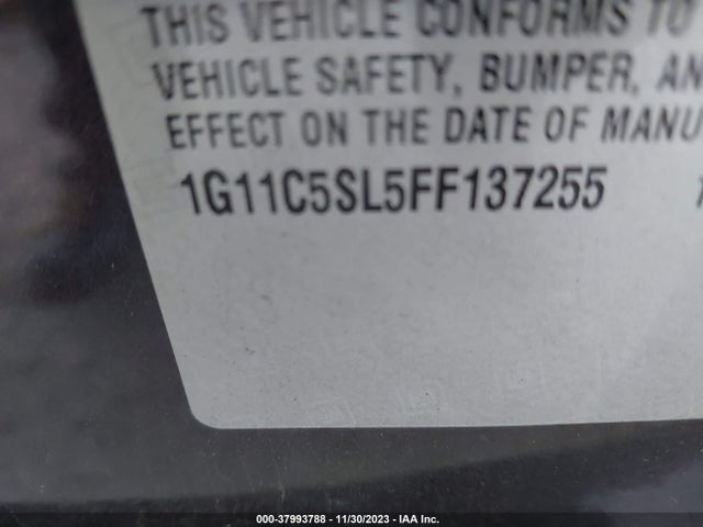 Chevrolet MALIBU 1LT 2015 1G11C5SL5FF137255 Image 9