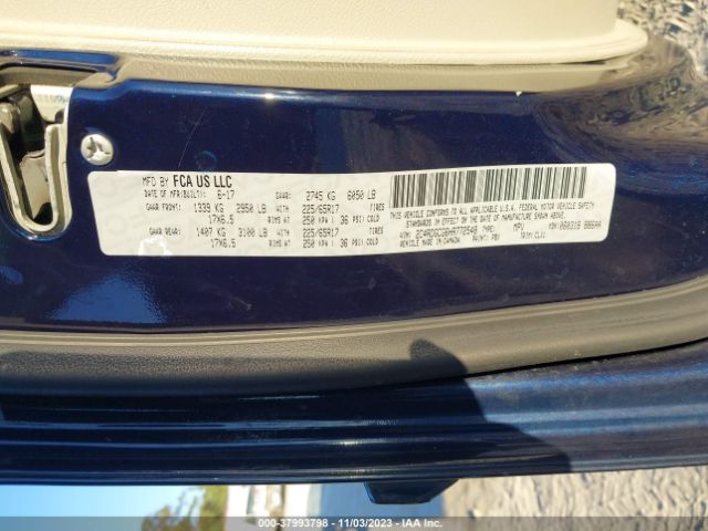 2C4RDGCG6HR772548 Dodge Grand Caravan Sxt