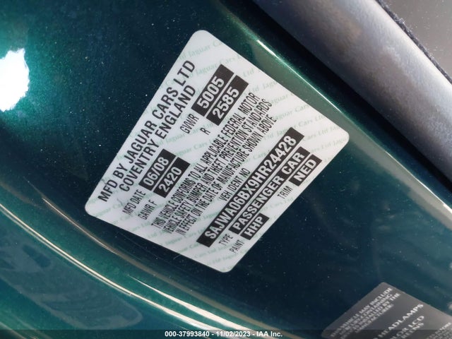 2009 JAGUAR XF SAJWA06BX9HR24428 Photo 8