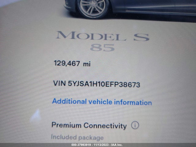 5YJSA1H10EFP38673 Tesla Model S 60 Kwh Battery/p85