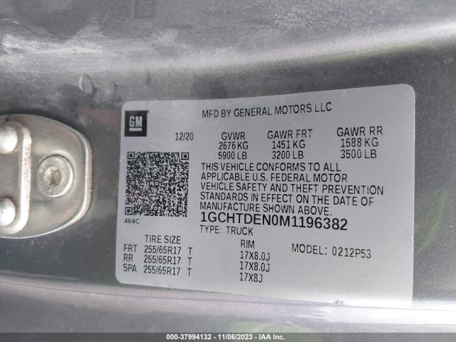 1GCHTDEN0M1196382 Chevrolet Colorado 4wd  Long Box Z71