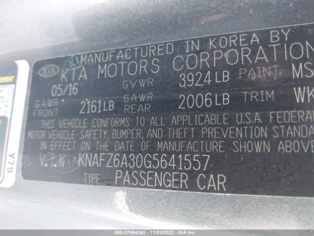 KNAFZ6A30G5641557 KIA Forte Koup Sx