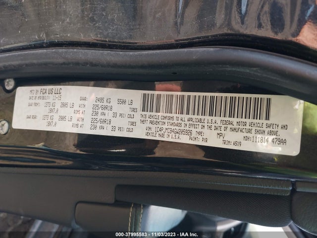 1C4PJMCB4GW205926 Jeep Cherokee Altitude