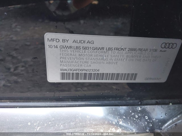WAU3GAFD6FN023204 Audi A8 L 3.0t