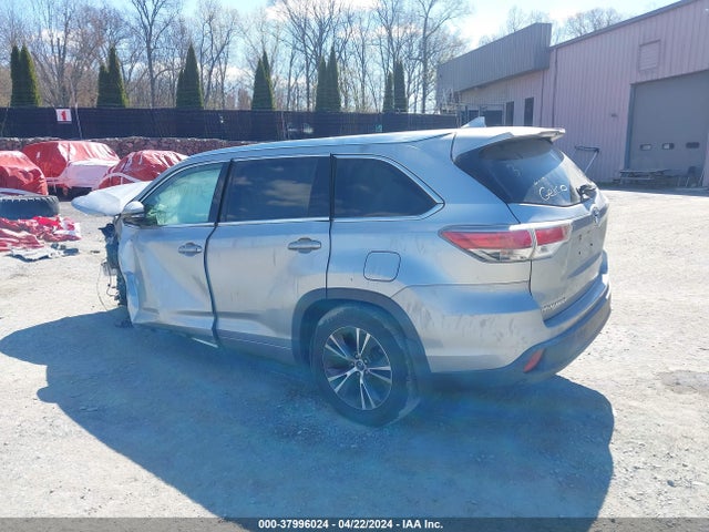 Toyota Highlander Xle V6 2016 5TDJKRFH7GS309083 Image 3