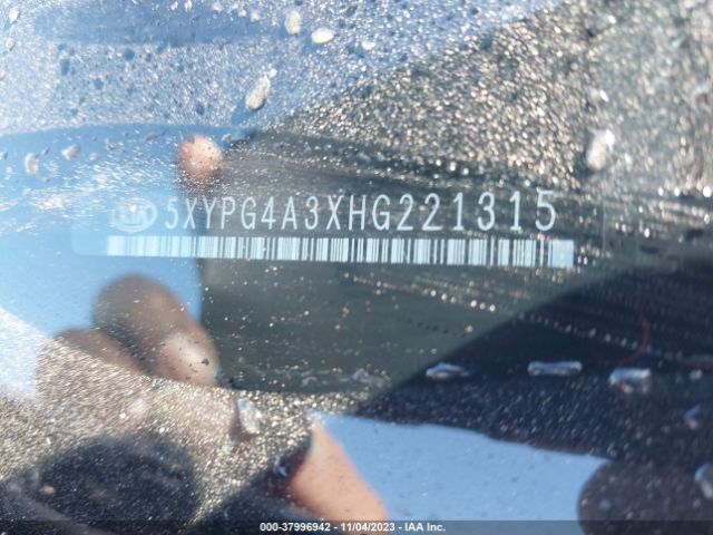 5XYPG4A3XHG221315 KIA Sorento 2.4l Lx