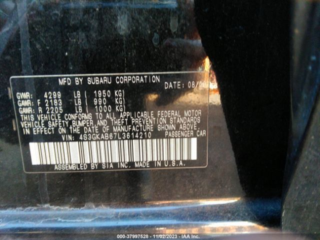 4S3GKAB67L3614210 Subaru IMPREZA SEDAN