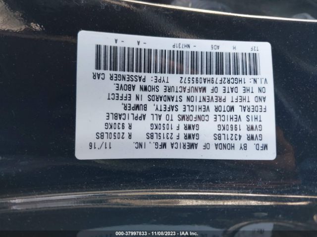 1HGCR2F79HA095572 Honda ACCORD EX