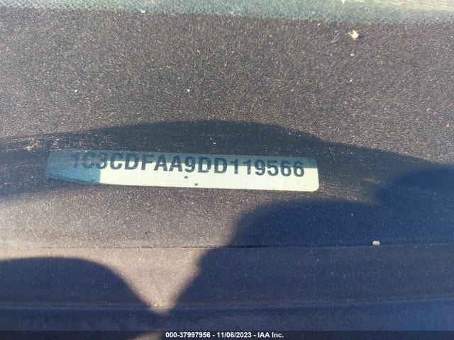 2013 DODGE DART SE AERO VIN: 1C3CDFAA9DD119566