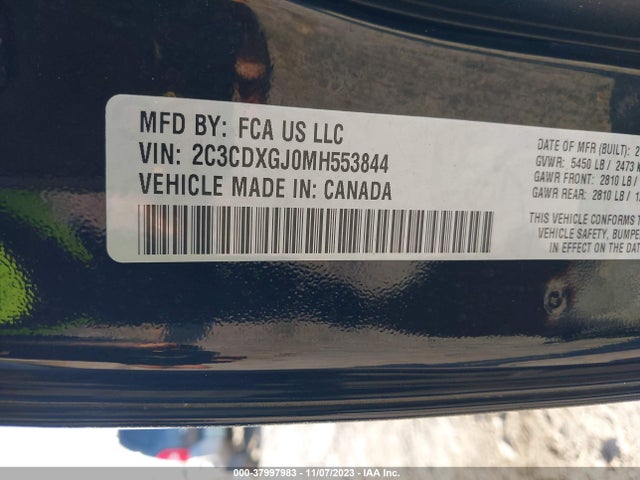 Dodge Charger Scat Pack Rwd 2021 2C3CDXGJ0MH553844 Image 9
