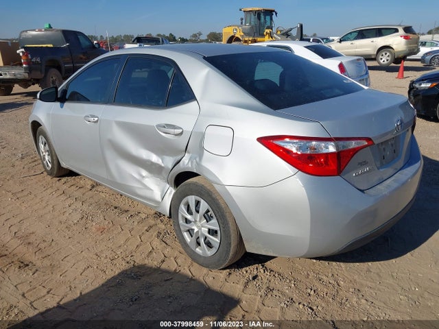 2016 TOYOTA COROLLA L VIN: 2T1BURHE7GC616439