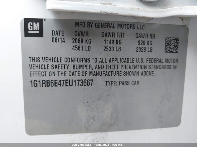 Chevrolet Volt 2014 1G1RB6E47EU173667 Image 9