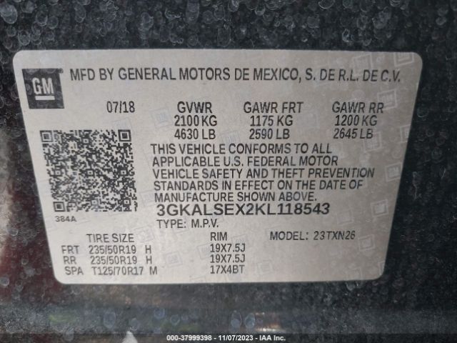 3GKALSEX2KL118543 GMC Terrain Denali