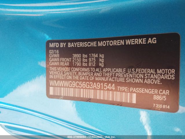 WMWWG9C56G3A91544 Mini Convertible Cooper S