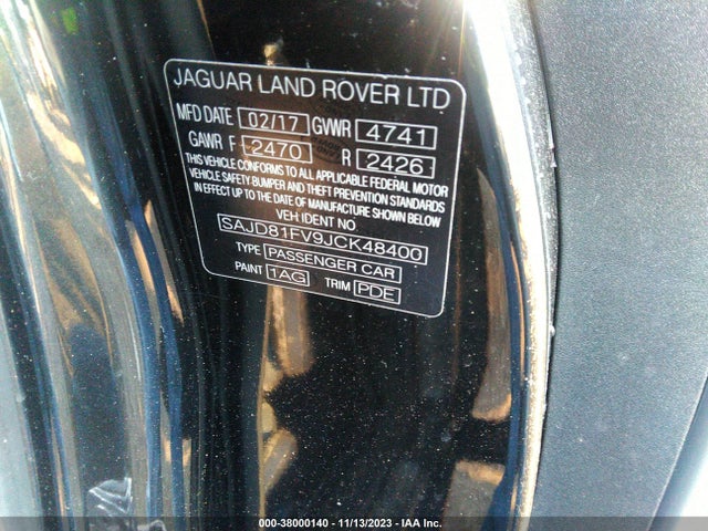 2018 JAGUAR F-TYPE SAJD81FV9JCK48400 Photo 8