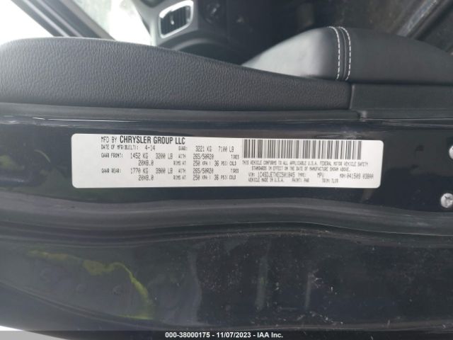 1C4SDJETXEC501845 Dodge Durango Citadel