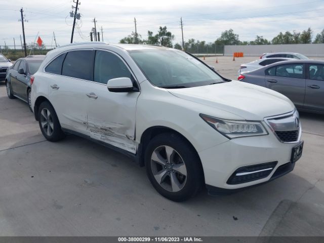 Auction sale of the 2014 Acura Mdx, vin: 5FRYD4H29EB041206, lot number: 38000299