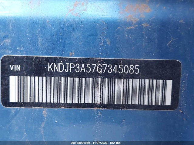 KIA SOUL + 2016 KNDJP3A57G7345085 Image 9