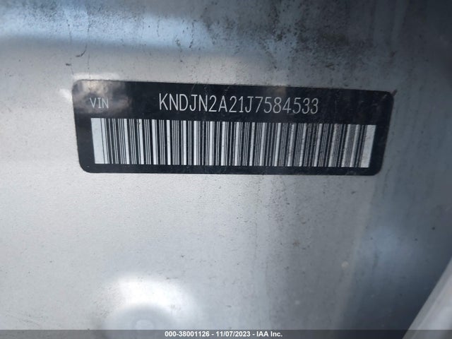 KIA Soul Base 2018 KNDJN2A21J7584533 Image 9