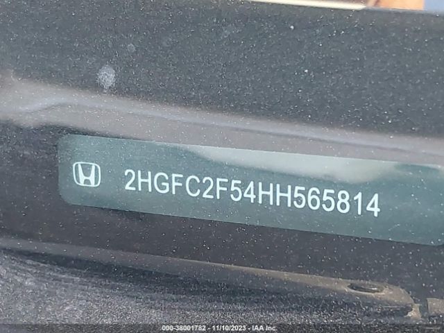 2HGFC2F54HH565814 Honda Civic Sedan Lx
