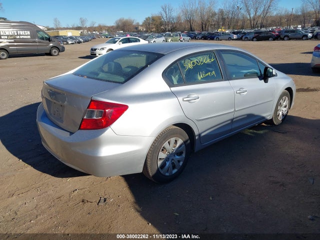2012 HONDA CIVIC LX VIN: 19XFB2F5XCE090451