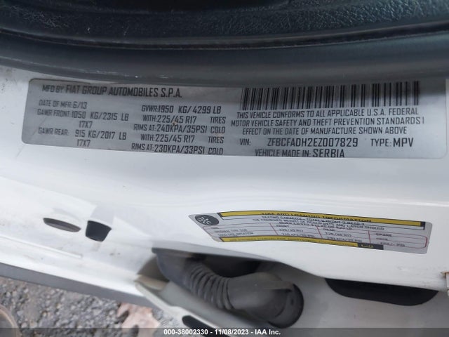 2014 FIAT 500L ZFBCFADH2EZ007829 Photo 8