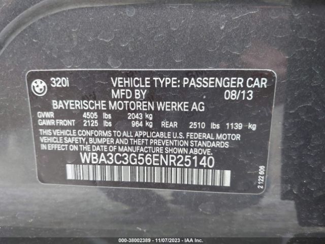 WBA3C3G56ENR25140 BMW 320i Xdrive