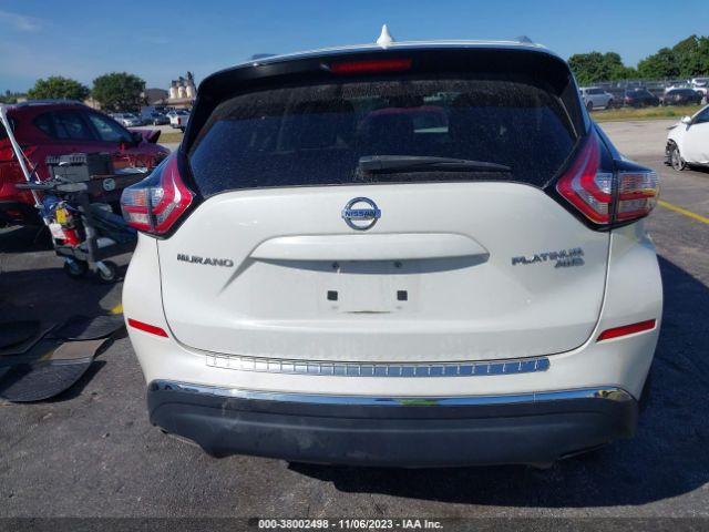 5N1AZ2MH9JN117100 Nissan Murano Platinum
