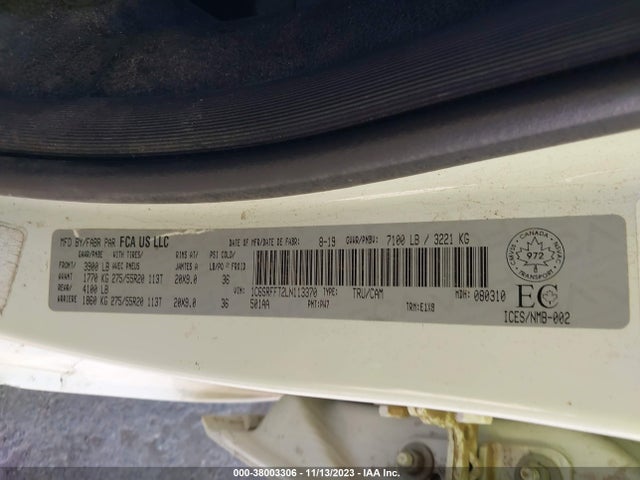 RAM 1500 Big Horn 2020 1C6SRFFT2LN113370 Image 9
