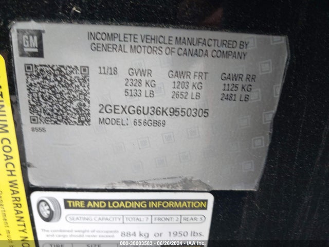 Cadillac Xts V4u Coachbuilder Limousine 2019 2GEXG6U36K9550305 Image 9