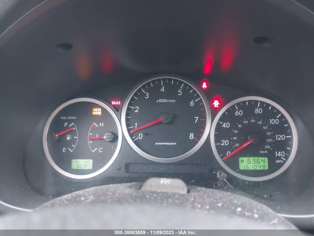 2007 SUBARU IMPREZA WRX VIN: JF1GD746X7G502175