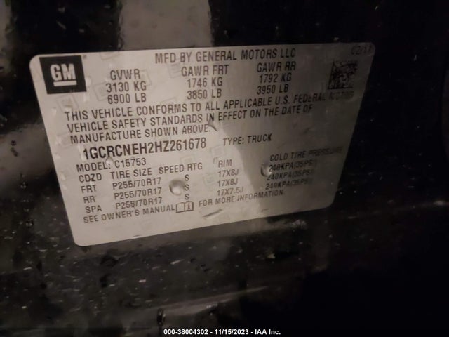 Chevrolet Silverado 1500 Ls 2017 1GCRCNEH2HZ261678 Image 9