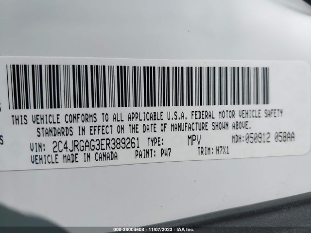 RAM Cargo Tradesman 2014 2C4JRGAG3ER389261 Image 9
