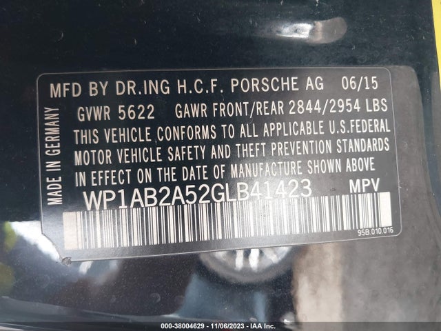 2016 PORSCHE MACAN WP1AB2A52GLB41423 Photo 8