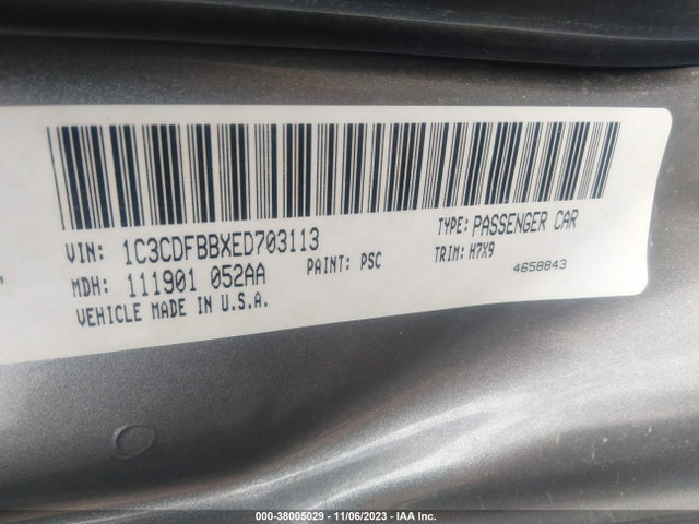 Dodge DART SXT 2014 1C3CDFBBXED703113 Image 9
