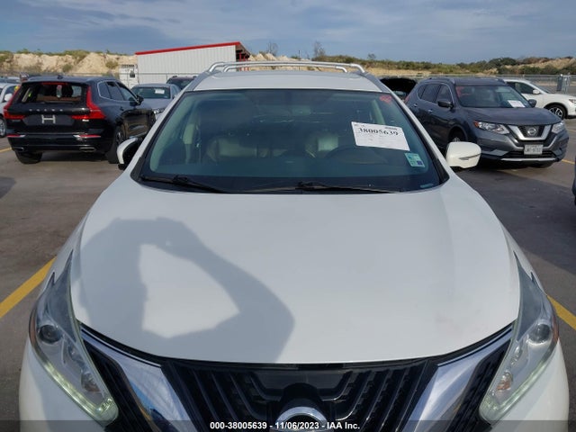 2015 NISSAN MURANO SL VIN: 5N1AZ2MG2FN232460