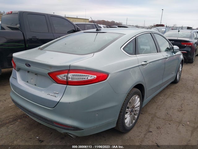 Aukcja sprzedaży 2013 Ford Fusion Hybrid Se, vin: 3FA6P0LU6DR100393, numer aukcji: 38006113