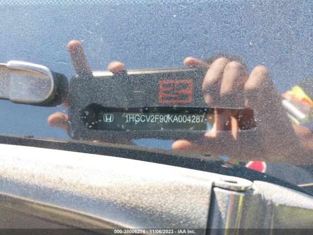 1HGCV2F90KA004287 Honda Accord Touring 2.0t