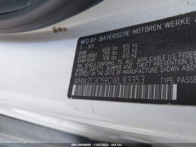 2012 MINI COOPER COUNTRYMAN WMWZC3C58CWL83353 Photo 8