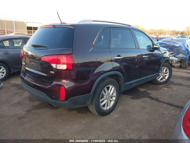 2014 KIA SORENTO LX VIN: 5XYKT3A68EG434995