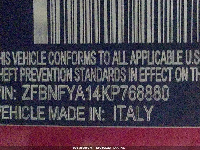 2019 FIAT 500X ZFBNFYA14KP768880 Photo 8