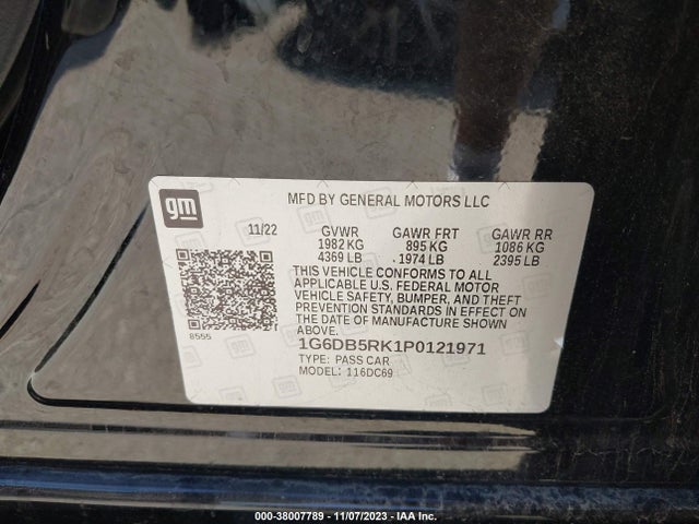 1G6DB5RK1P0121971 Cadillac Ct4 Premium Luxury